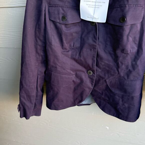 Lafayette 148 New York plum purple jacket - Picture 4 of 5